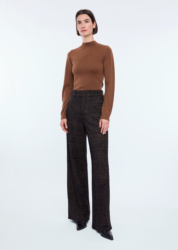 Velvet mix tricot trousers from Vanilia