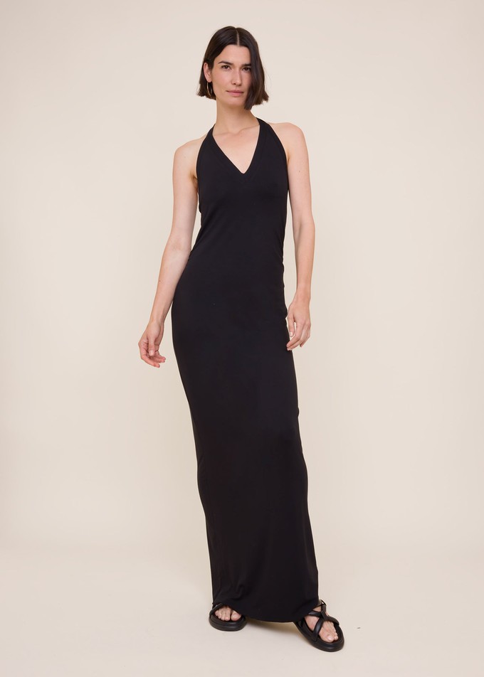 Clean viscose halter dress from Vanilia