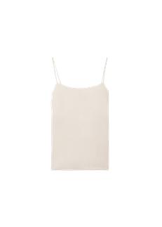 Top Straight viscose rib top via Vanilia