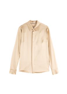 Champagne satin blouse via Vanilia