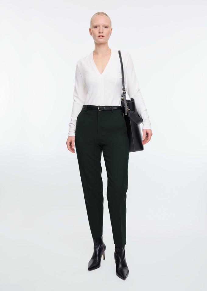 Tapered wool pants from Vanilia