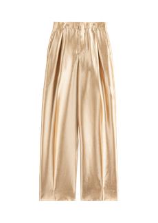 Wide metallic pants via Vanilia