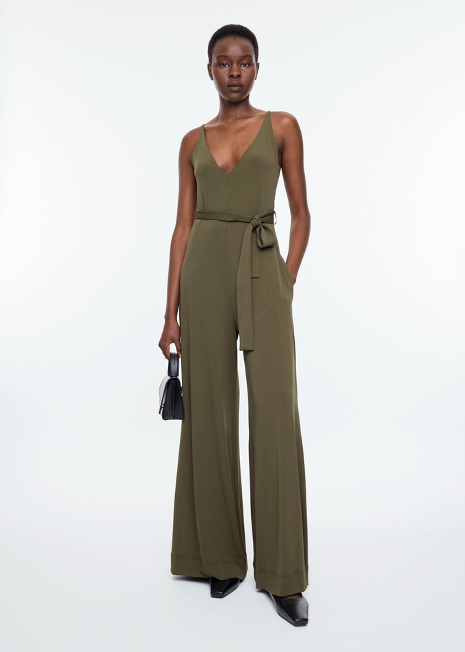 V-shape jersey jumpsuit from Vanilia