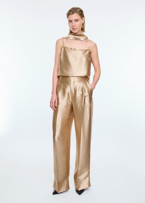 Wide metallic pants from Vanilia