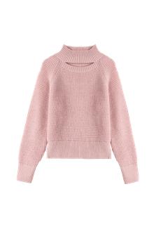 Cut-out knitted sweater via Vanilia