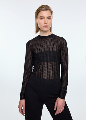 Top Pattern mesh longsleeve from Vanilia