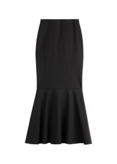 Rok Punto midi ruched via Vanilia