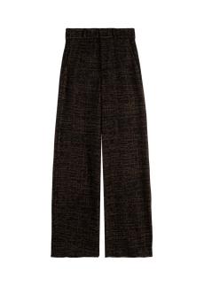 Velvet mix tricot trousers via Vanilia