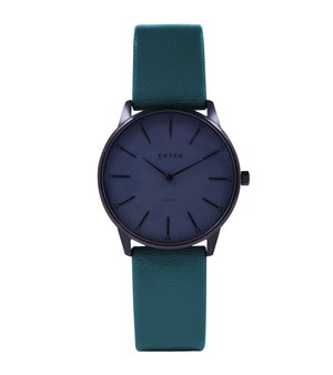 Black & Gun Metal with Forest Green Watch | Solar Classic from Votch