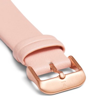 Pink with brushed rose gold buckle | 20mm from Votch