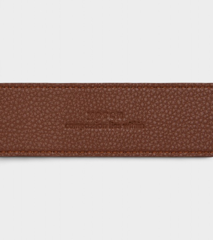 Marley Vegan Bio-Based Bamboo Classic belt in brown from Votch