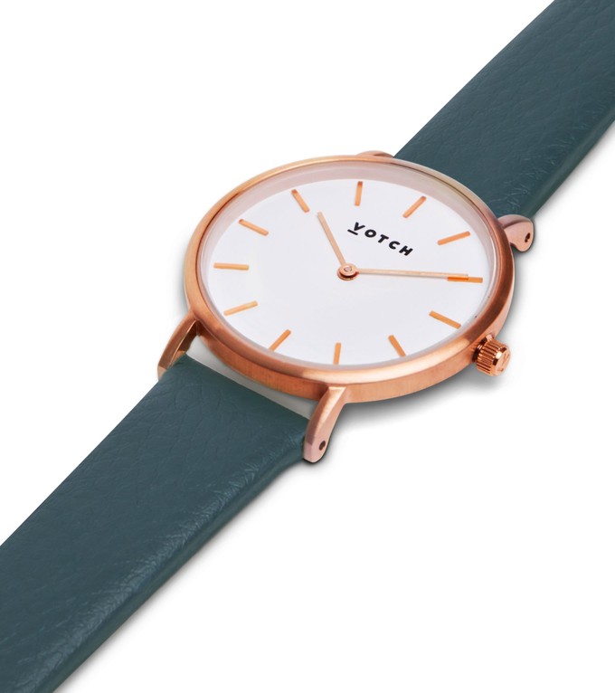 Rose Gold & Juniper Watch | Petite from Votch