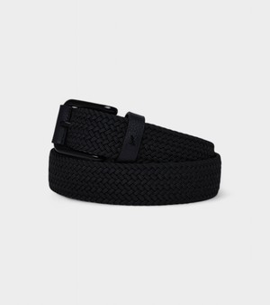 Seb Vegan Bio-Based Bamboo Braided belt in black from Votch