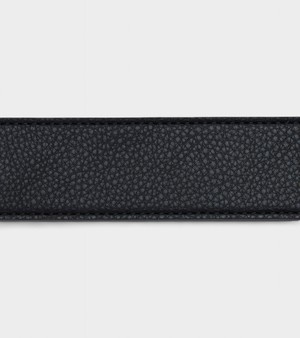 Marley Vegan Bio-Based Bamboo Classic belt in black from Votch