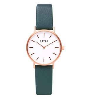 Rose Gold & Juniper Watch | Petite from Votch