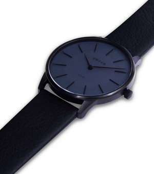 Black & Gun Metal with Black Watch | Solar Classic from Votch