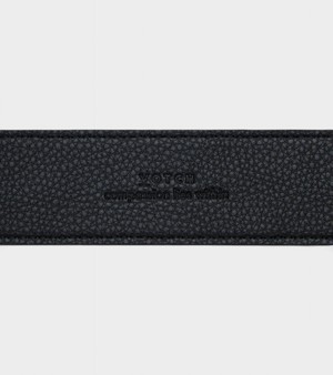 Marley Vegan Bio-Based Bamboo Classic belt in black from Votch