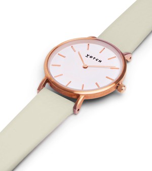 Rose Gold & Linen Watch | Petite from Votch