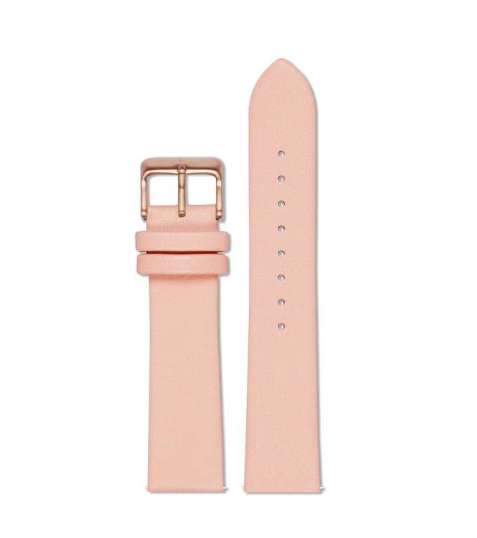 Pink with brushed rose gold buckle | 20mm from Votch