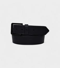 Marley Vegan Bio-Based Bamboo Classic belt in black via Votch