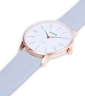 Rose Gold & Dove Grey Watch | Solar Classic from Votch