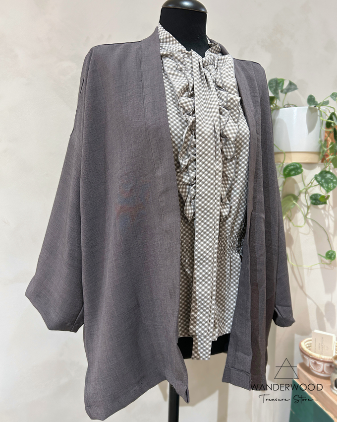 Pre-Loved Blouse BB Check Taupe from WANDERWOOD