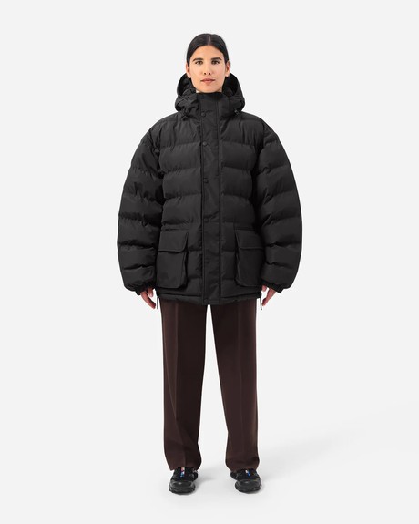 Short Puffer Winterjas Black from WANDERWOOD