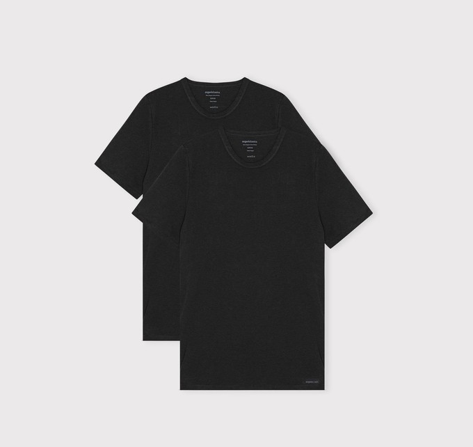 Slim Tee Core 2-Pack Black from WANDERWOOD