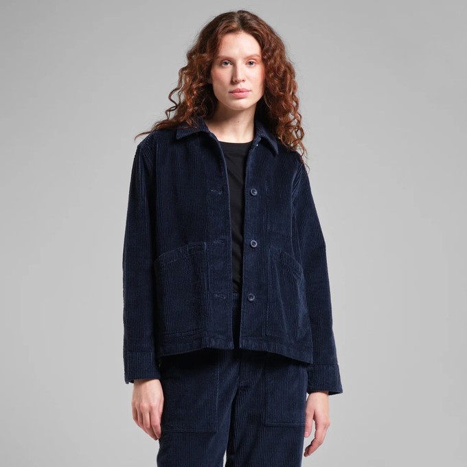 Jacket Stiby Corduroy Navy from WANDERWOOD