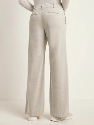 Broek Marlene Corduroy Light Grey from WANDERWOOD