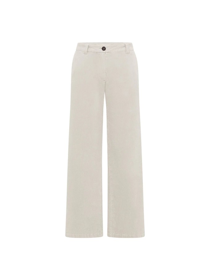 Broek Marlene Corduroy Light Grey from WANDERWOOD