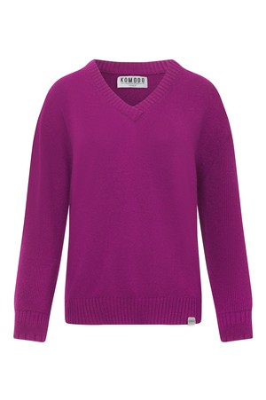 Trui Wonder Merino Fuchsia from WANDERWOOD