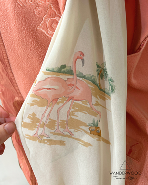 Vintage Fleece Vest Flamingo from WANDERWOOD