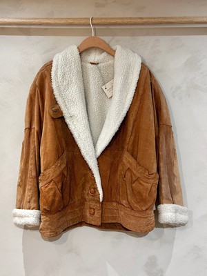 Vintage Suede Teddy Winterjas from WANDERWOOD