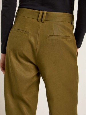 Broek Marlene Dark Olive from WANDERWOOD