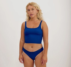 Thong Naked Rib Vibrant Blue from WANDERWOOD