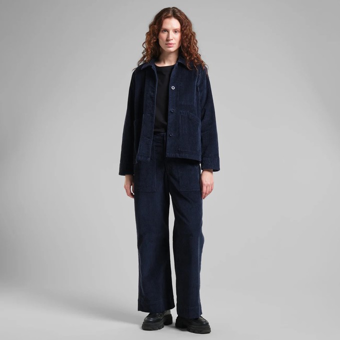 Jacket Stiby Corduroy Navy from WANDERWOOD