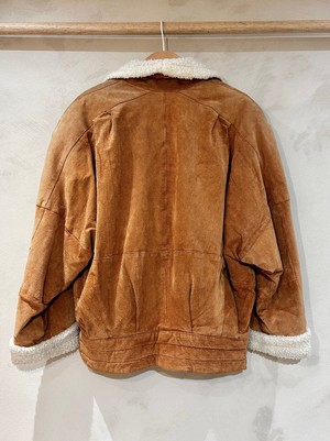 Vintage Suede Teddy Winterjas from WANDERWOOD