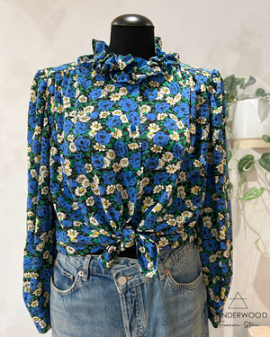 Vintage Blouse Daisy Blue from WANDERWOOD