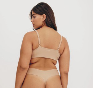 Thong Naked Rib Hazelnut from WANDERWOOD