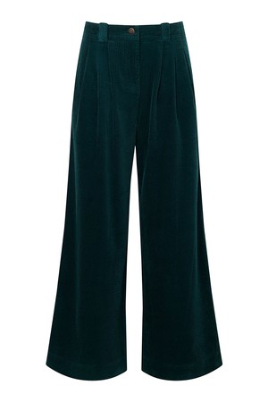 Broek Lola Corduroy Marine Mint from WANDERWOOD