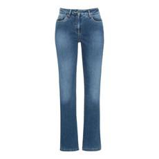 Jeans RECHT van bio-katoen, lichtblauw via Waschbär