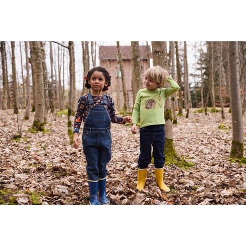 Jeans-tuinbroek van bio-katoen, donkerblauw from Waschbär