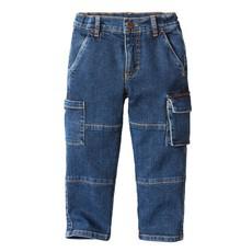 Worker-jeans van bio-katoen, donkerblauw via Waschbär