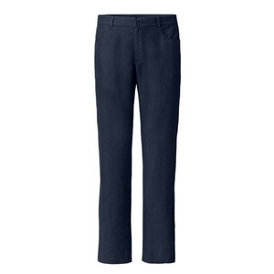 Linnen broek in 5-Pocket-Style, nachtblauw from Waschbär