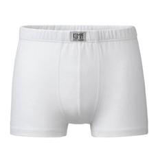 Boxershort van bio-katoen met elastaan, Wit via Waschbär