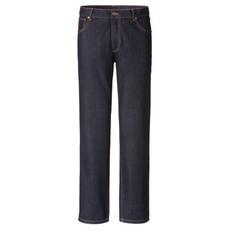 Jeans van puur bio-katoen, donkerblauw via Waschbär