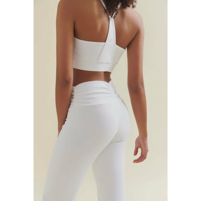 Fresher Cropped Tank - Diamond White from Wellicious