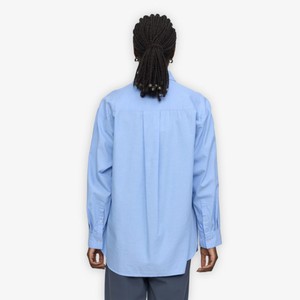 Oversized Blouse Gabi | Soft Rebels | Blauw from WhatTheF