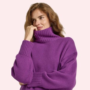 Oversized Wollen Sweater | Lanius | Violet from WhatTheF